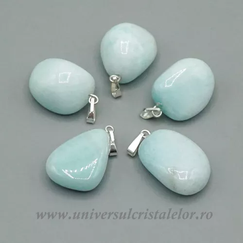 Pandantiv aragonit bleu