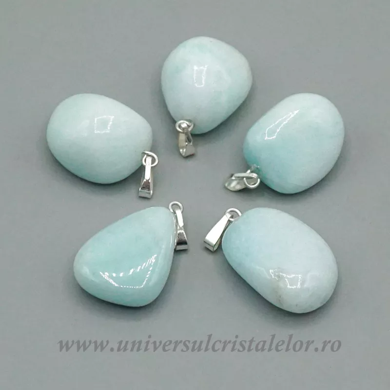 Pandantiv aragonit bleu