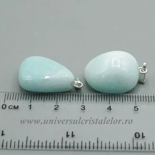 Pandantiv aragonit bleu