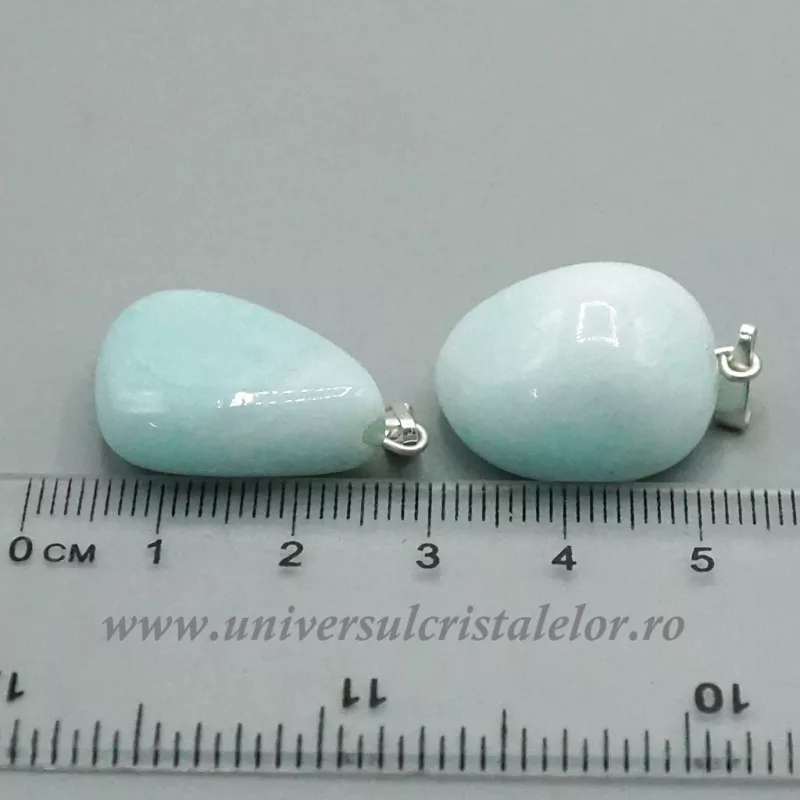 Pandantiv aragonit bleu