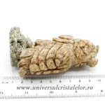 Figurina aragonit bufnita m6