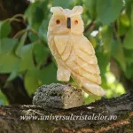 Figurina aragonit bufnita m3