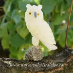 Figurina aragonit bufnita m4