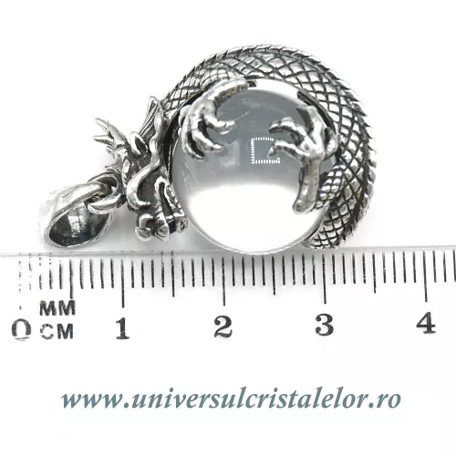 Pandantiv dragon argint