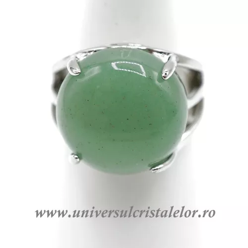 Inel aventurin rotund reglabil m6