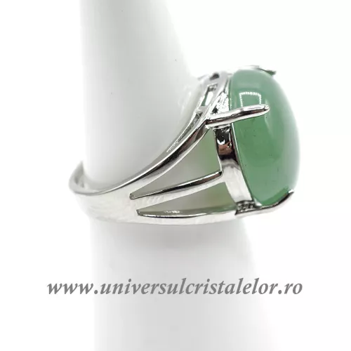 Inel aventurin rotund reglabil m6