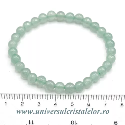 Bratara aventurin rotund - 6 mm Bratara aventurin rotund - 6 mm