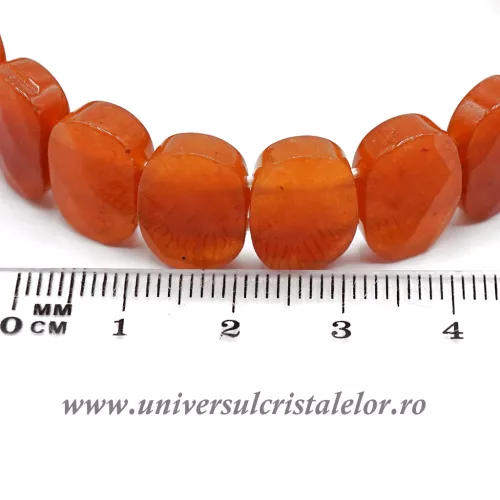 Bratara aventurin rosu fatetat