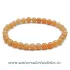 Bratara aventurin portocaliu rotund - 6 mm