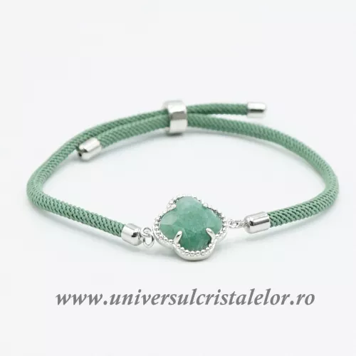Bratara aventurin trifoi reglabila 