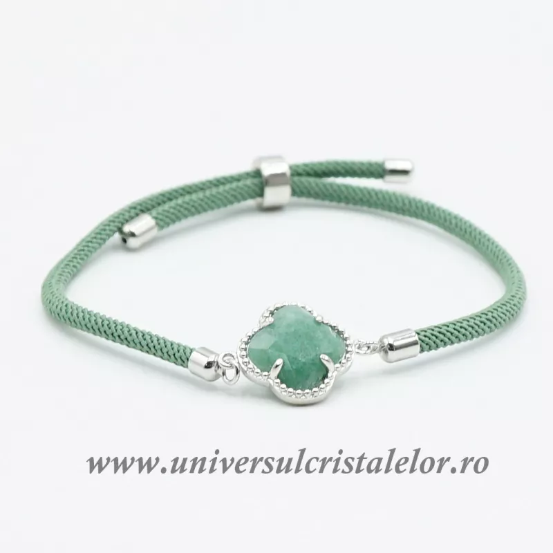 Bratara aventurin trifoi reglabila