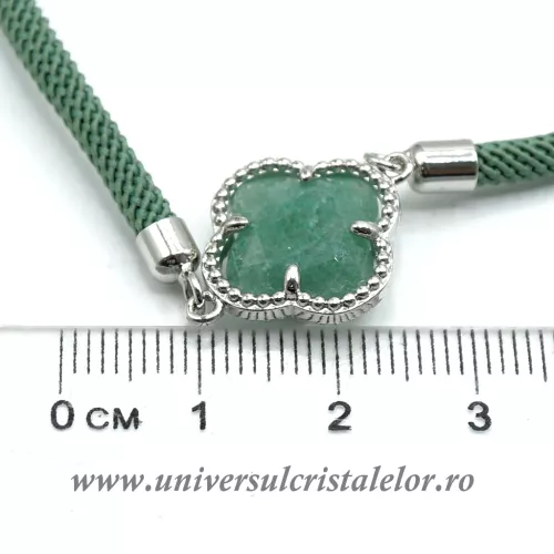 Bratara aventurin trifoi reglabila 