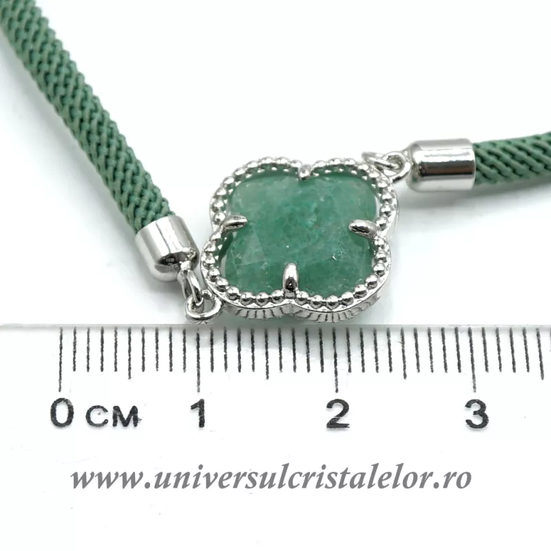 Bratara aventurin trifoi reglabila