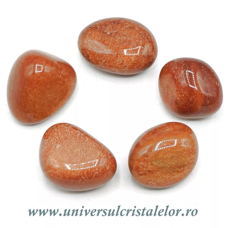 Aventurin rosu piatra rulata Aventurin rosu piatra rulata