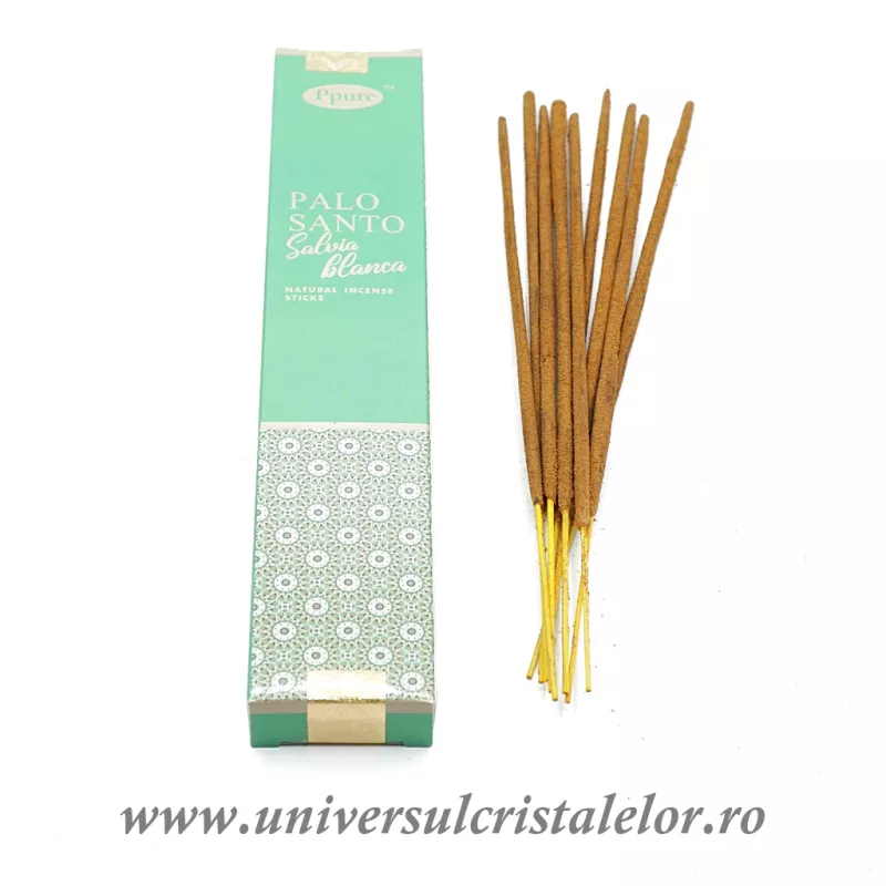 Betisoare parfumate palo santo-salvie alba ppure