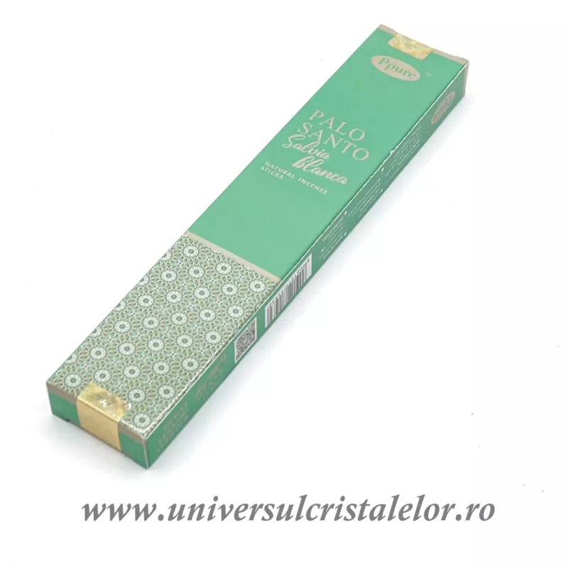 Betisoare parfumate palo santo-salvie alba ppure