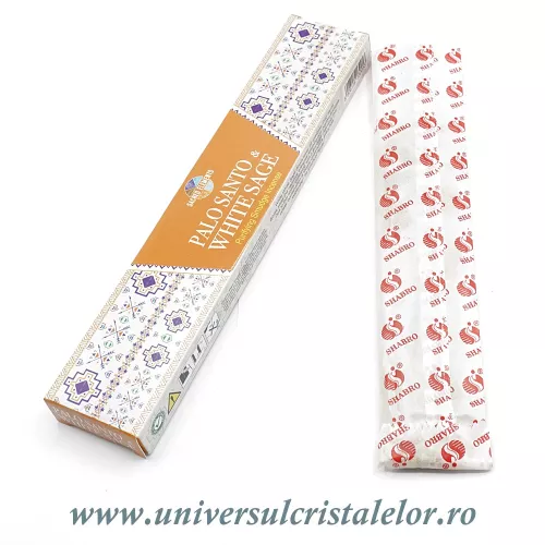 Betisoare parfumate palo santo si salvie alba Betisoare parfumate palo santo si salvie alba