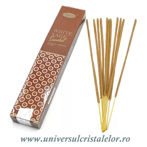 Betisoare parfumate salvie alba (sandal) Betisoare parfumate salvie alba (sandal)