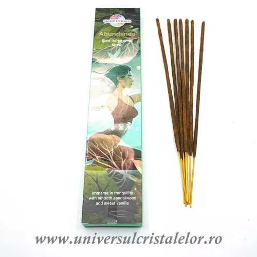 Betisoare parfumate abundance ( Sacred Elements ) Betisoare parfumate abundance ( Sacred Elements )