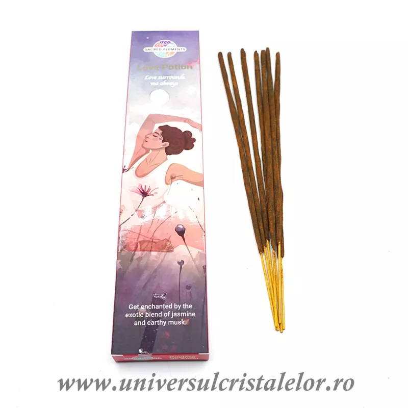 Betisoare parfumate love potion ( Sacred Elements ) Betisoare parfumate love potion ( Sacred Elements )