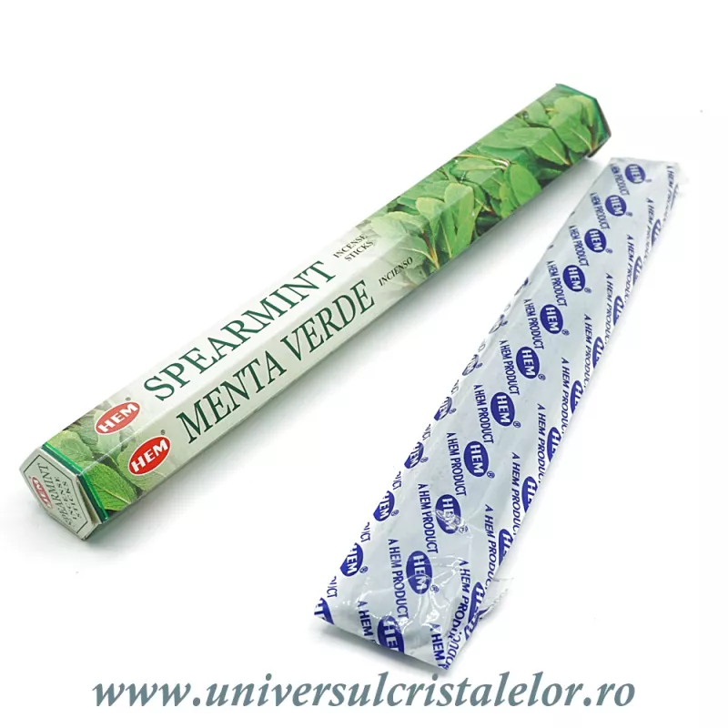 Betisoare parfumate menta verde Betisoare parfumate menta verde