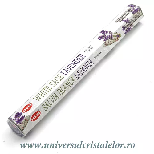 Betisoare parfumate salvie alba si lavanda Betisoare parfumate salvie alba si lavanda
