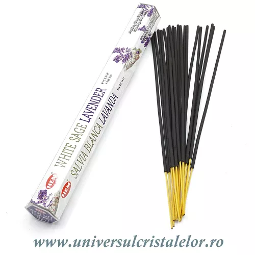 Betisoare parfumate salvie alba si lavanda Betisoare parfumate salvie alba si lavanda
