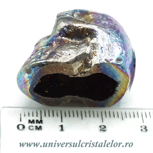 Figurina bismut craniu Figurina bismut craniu