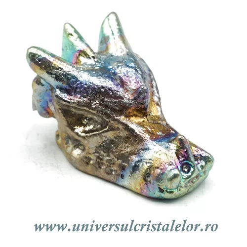 Figurina bismut cap de dragon Figurina bismut cap de dragon