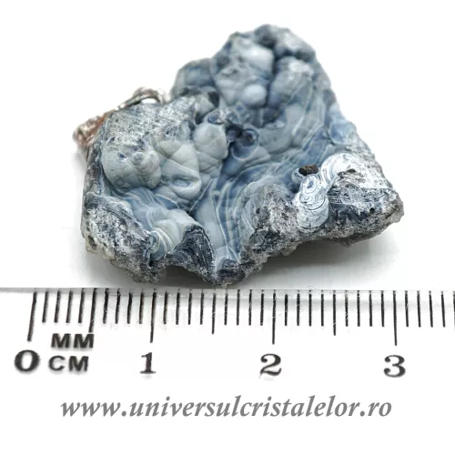 Pandantiv calcedonie inima