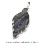 Pandantiv calcedonie frunza