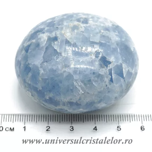 Calcit albastru polisat