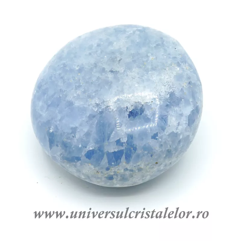 Calcit albastru polisat