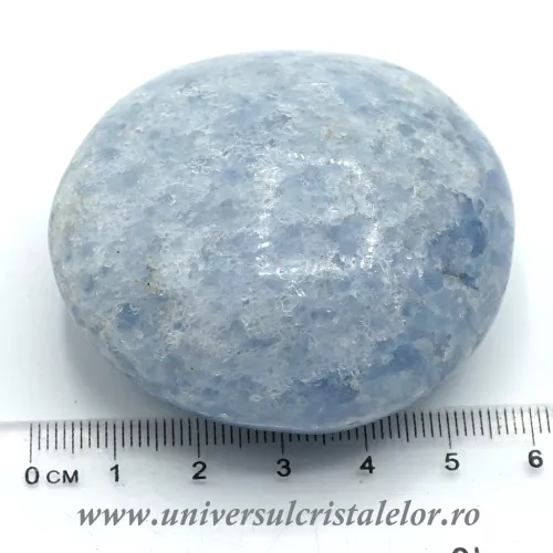 Calcit albastru polisat
