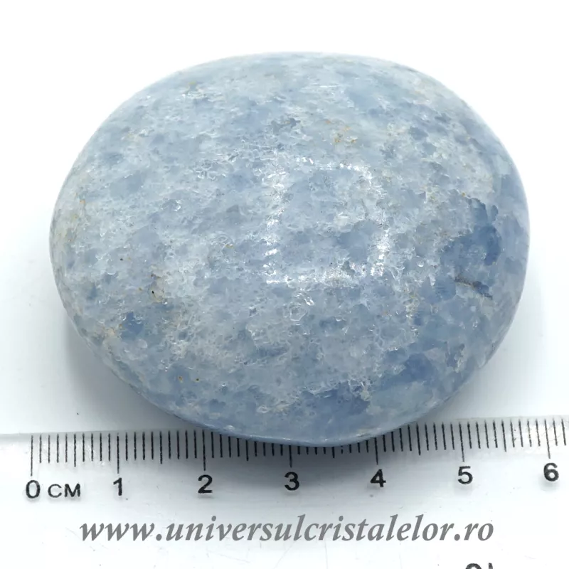 Calcit albastru polisat