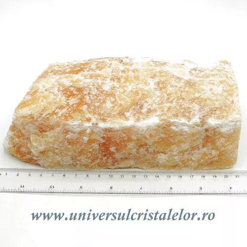 Calcit portocaliu cu baza Calcit portocaliu cu baza