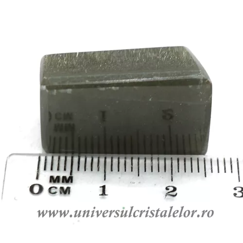 Calcit optic cu rutil unicat m2