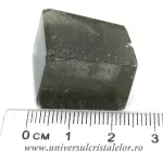 Calcit optic cu rutil unicat m2