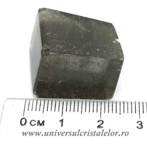 Calcit optic cu rutil unicat m2