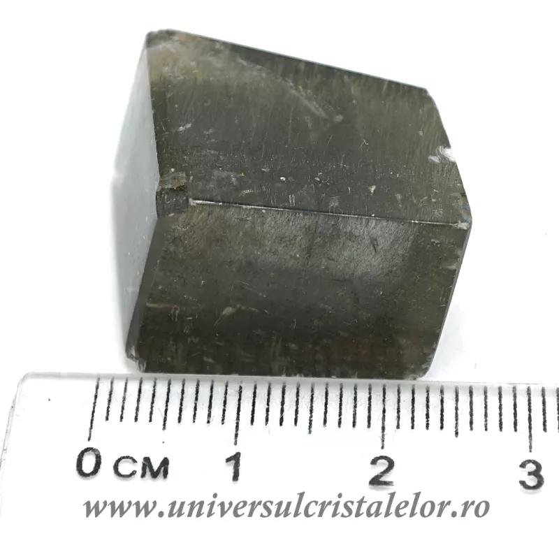 Calcit optic cu rutil unicat m2