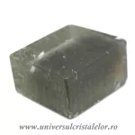 Calcit optic cu rutil unicat m4