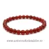 Bratara carneol rotund - 6 mm