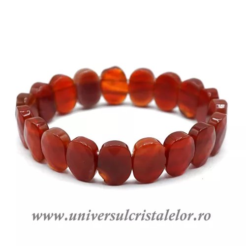 Bratara carneol fatetat