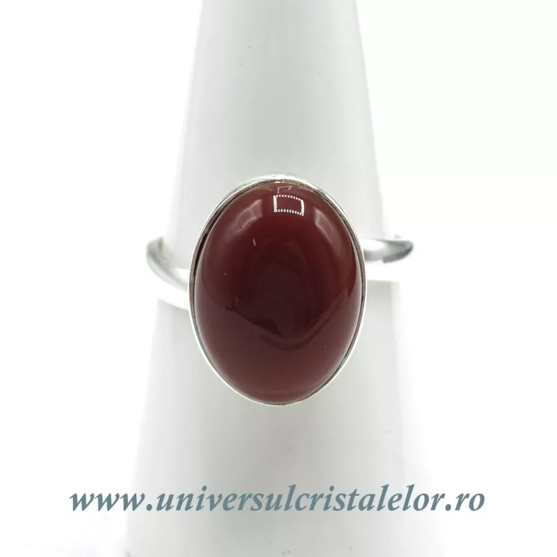 Inel carneol oval reglabil m2 Inel carneol oval reglabil m2