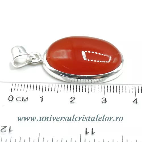 Pandantiv carneol oval unicat