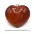 Pandantiv carneol inima unicat c1