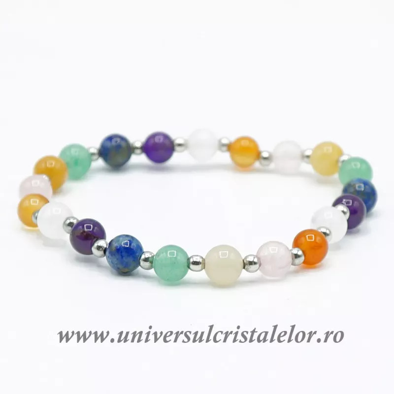 Bratara chakre rotund - 6/4 mm Bratara chakre rotund - 6/4 mm