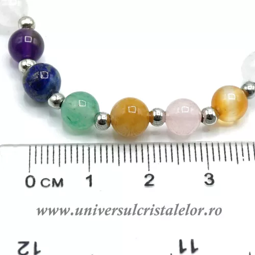 Bratara chakre rotund - 6/4 mm Bratara chakre rotund - 6/4 mm