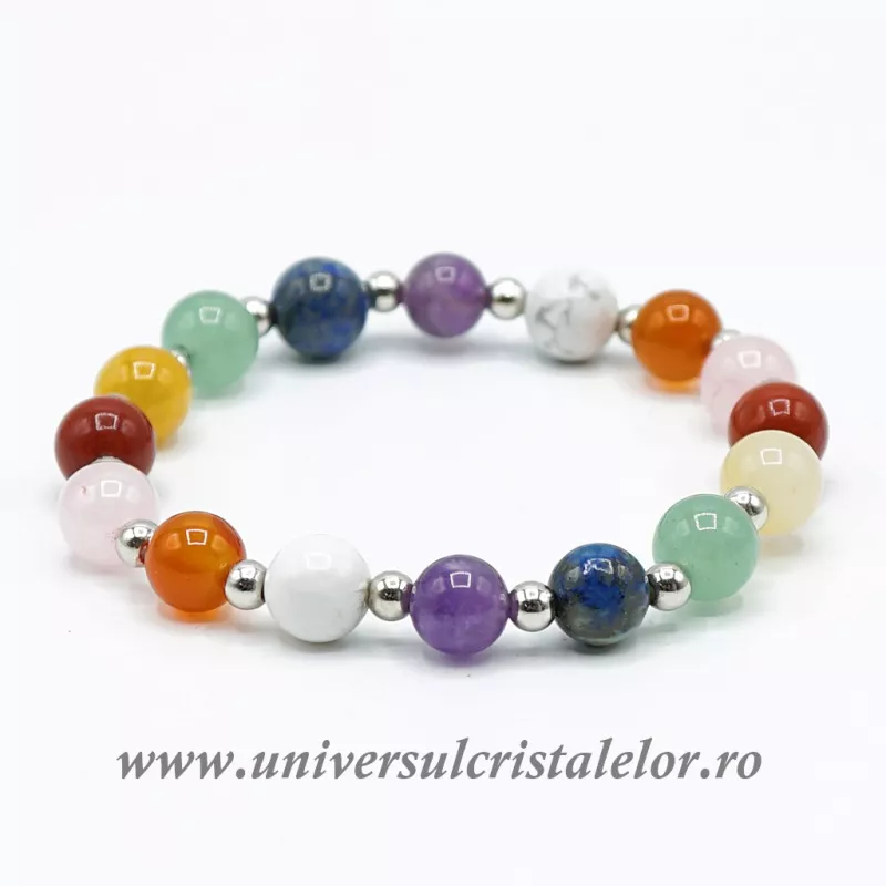 Bratara chakre rotund - 8/5 mm Bratara chakre rotund - 8/5 mm