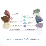 Chakre set 8 cristale neslefuite Chakre set 8 cristale neslefuite